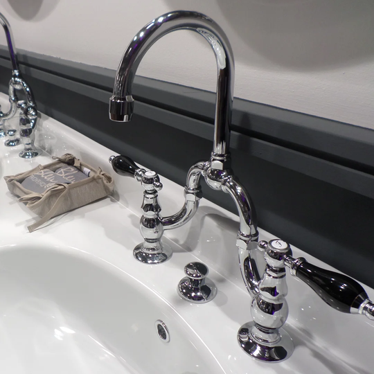 Retro Bridge Basin Mixer with Waste