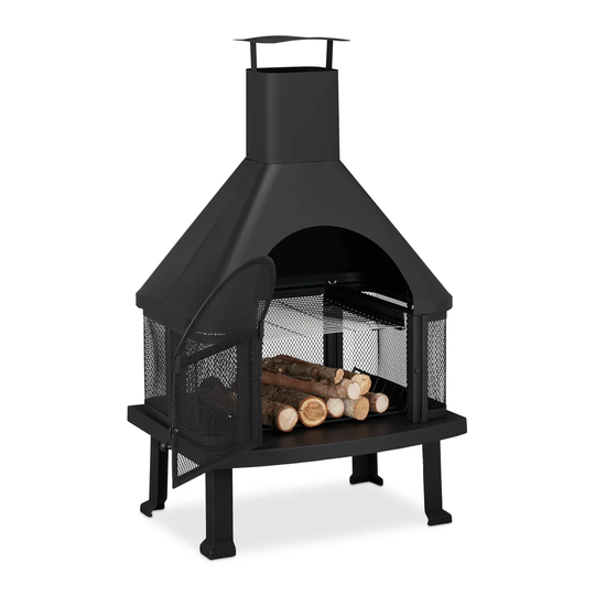 Girardi Steel Wood Burning Fire Column