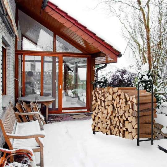 Storden 122Cm W Metal Log Rack