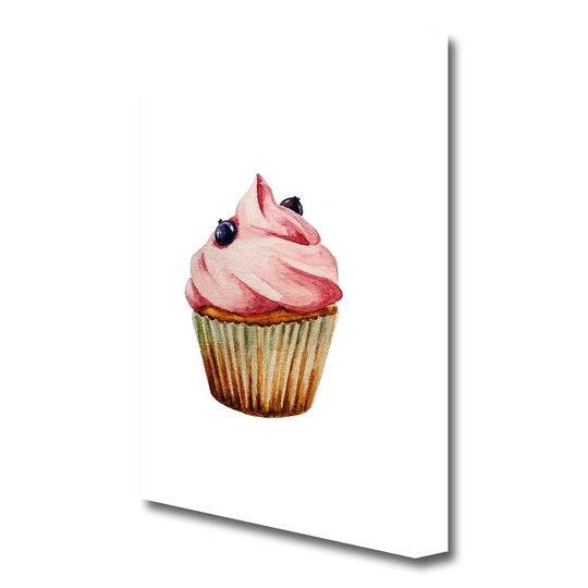 Cupcake 2 Kitchen - Wrapped Canvas Painting Print