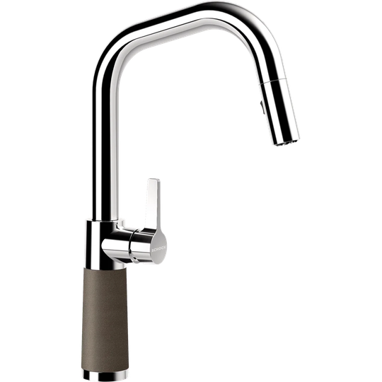 High Pressure Cristadur Pull Out Single Lever Monobloc Tap