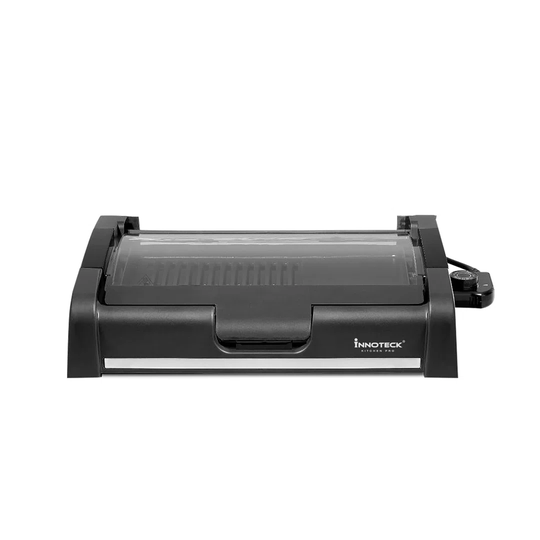 Innoteck Kitchen Pro Health Electric Grill and Griddle with Lid