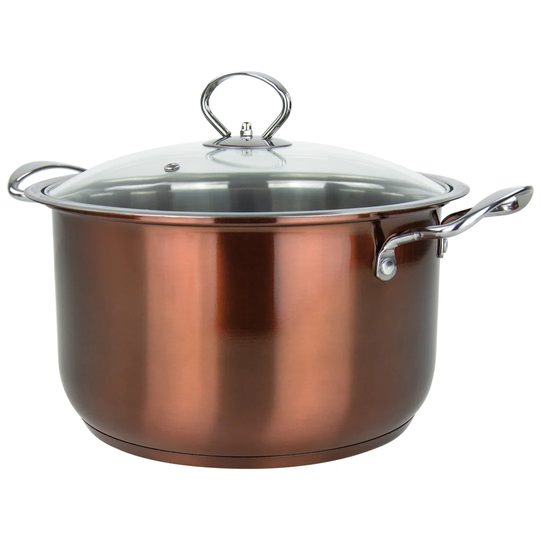 SQ Professional Gems 4 Piece Pot Set with Glass Lids