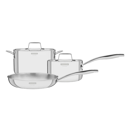 Tramontina Grano 3-PLY 3 Pieces Stainless Steel Cookware Set