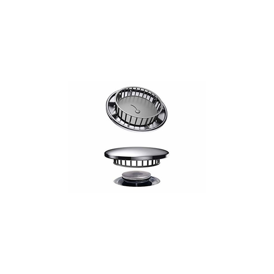 Tub Flo: The Beautiful Stainless Steel Hair Catcher that Requires No Installation. Great Fit for Showers, Tubs, Sinks, and Drains