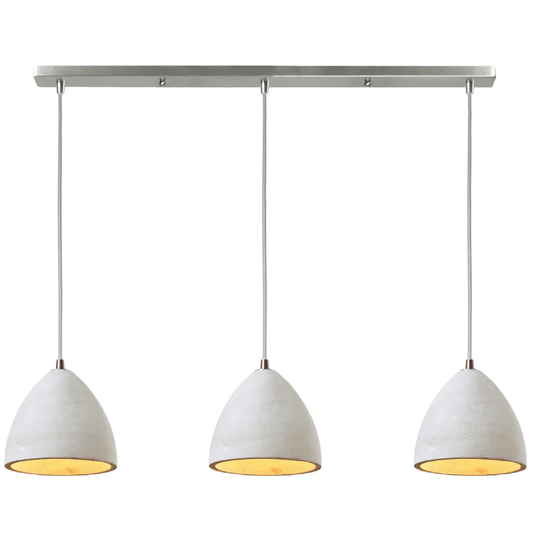 Gaultier 3 - Light Kitchen Island Dome Pendant