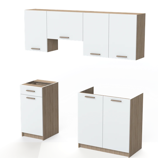 Holston 5 Piece Kitchen Pantry Set