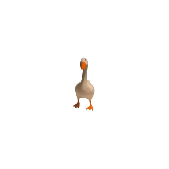 (Orange) Untitled Goose Game Magnetic Key Holder Key Storage Rack Garden Statues Decor