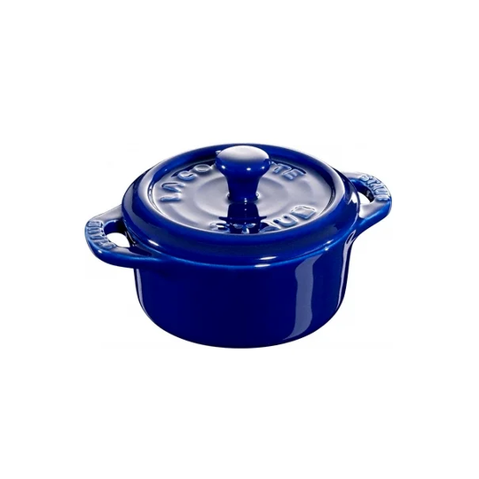 STAUB Staub round mini casserole dish 0.2 l blue