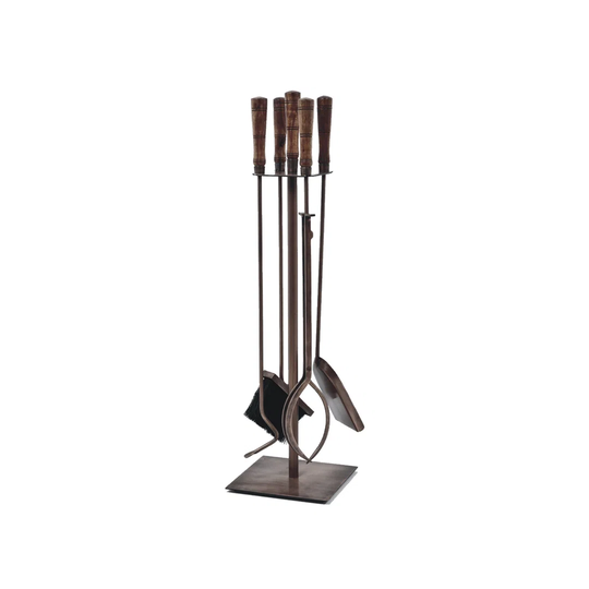 Amlethus Fireside 3 Pieces Iron Fireplace Tool Set