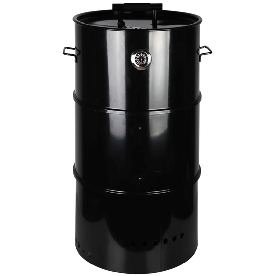 Esschert Design Barrel BBQ Charcoal Smoker and Grill
