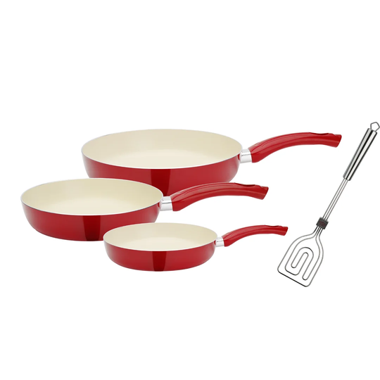 4 Piece Non-Stick Frying Pan Set