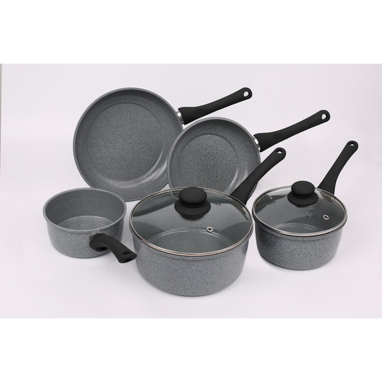 Cermalon® Carbon Steel 5pc Non-Stick Pan Set
