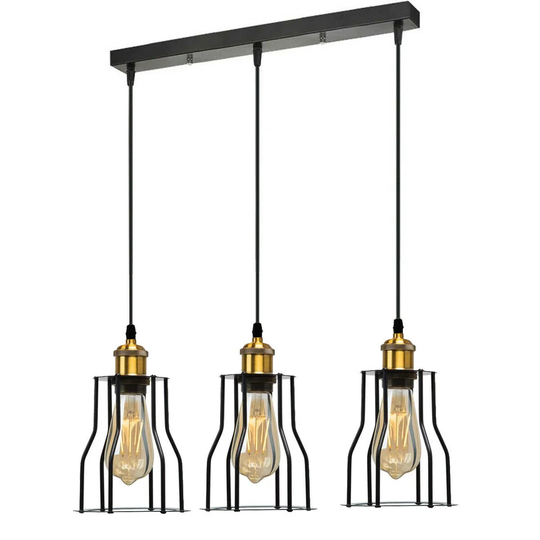 Beckmann 3-Light Kitchen Island Geometric Pendant