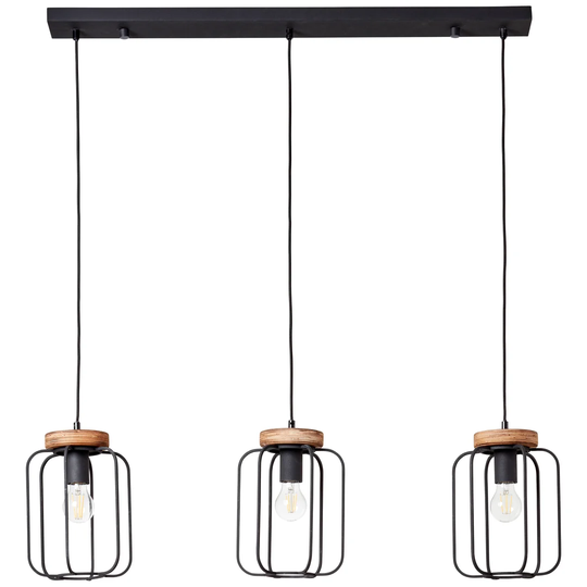 Ronkonkoma 3-Light Kitchen Island Geometric Pendant