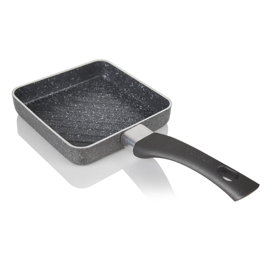 Tower Cerastone Mini Grill Pan, Non Stick Ceramic Coating, Easy to Clean, Dishwasher Safe, Graphite, 12 cm
