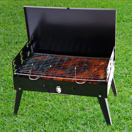 (Missouri Portable Folding BBQ ) Marko BBQ Barbecue Outdoor Garden Charcoal Barbeque Patio Party Cooking Large