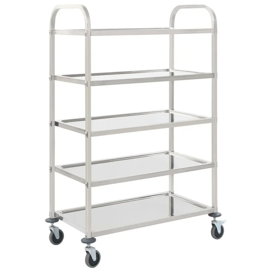 Mallorca 107 Cm Stainless Steel Kitchen Trolley