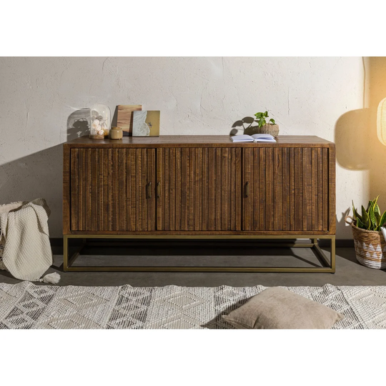 178 Cm Wide Mango Solid Wood Sideboard