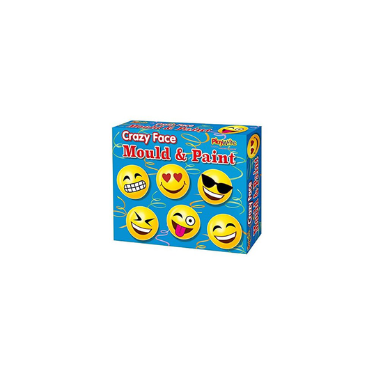 Make Your Own Crazy Emoji Faces Mould And Paint Fridge Magnet Craft Activity Set For Children
