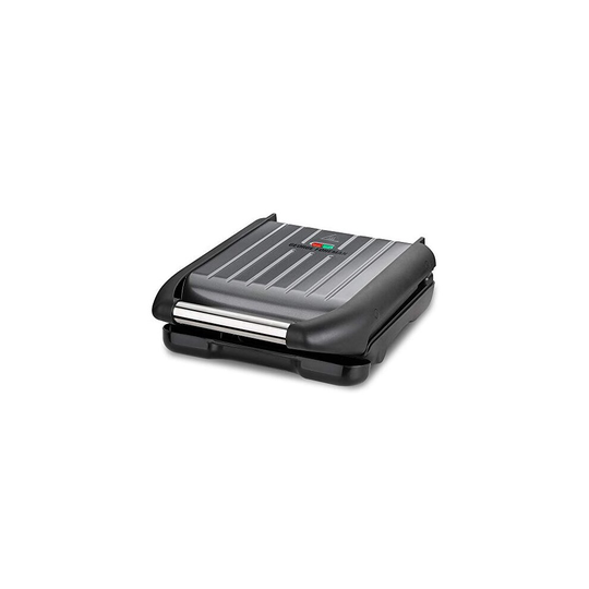 George Foreman Small Grey Steel Grill 25031