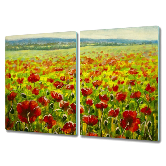 Stewarton Poppies Beautiful Meadow Chopping Board