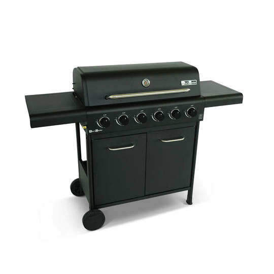 Alice's Garden 6 - Burner Free Standing Liquid Propane Gas Grill and Cabinet