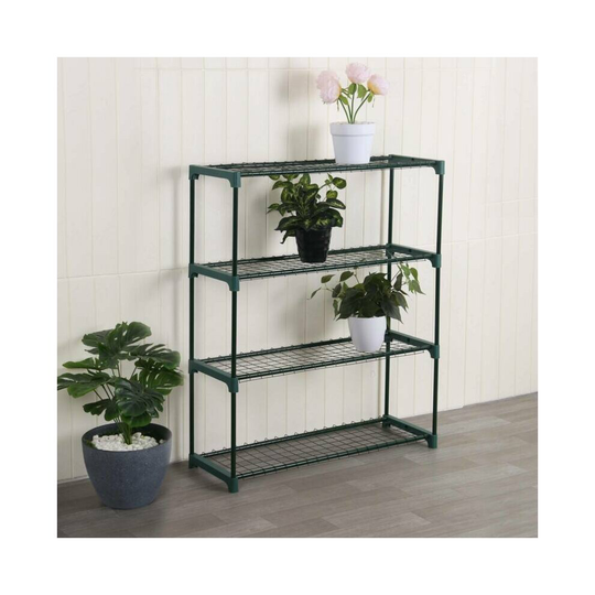 4-Tier Plant Shelf Flower Stand Rack Holder Indoor Multifunctional Storage Rack for Patio