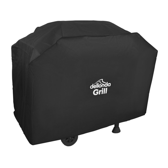 Black PVC Cover for BBQs, Waterproof for Outdoor Use, 1150 x 920mm - DG18