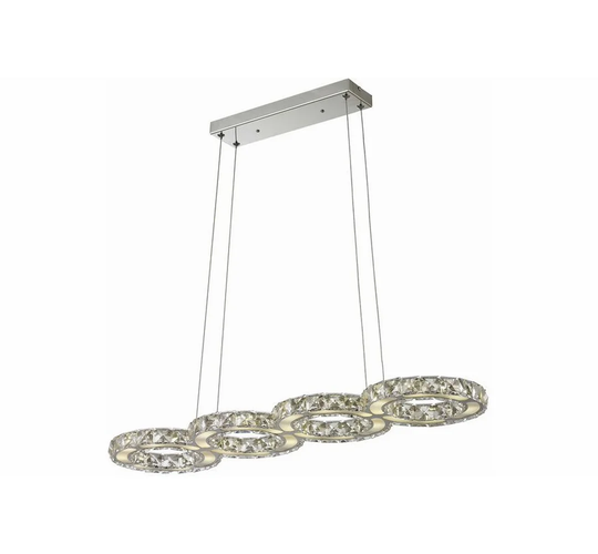 Zakary 4-Light LED Kitchen Island Pendant