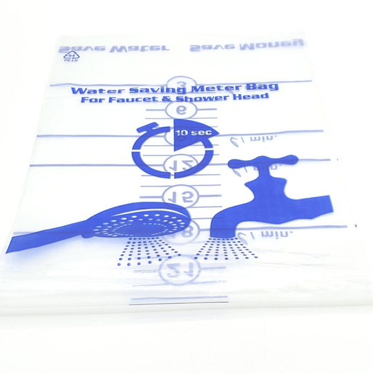 Flow Rate Bag Tap Shower Head Simple 10s Saving Water Measuring Tool 0-24 l/min