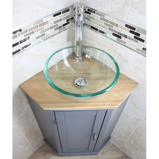Crandon 390mm Corner Vanity Unit