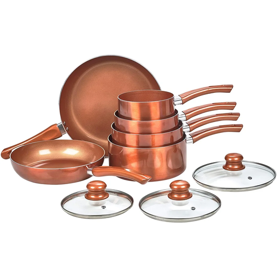 Wipin 9 Piece Ceramic Non Stick Cookware Set