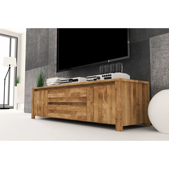 Fugate 150 Cm Wide 2 Drawer Solid Wood Sideboard