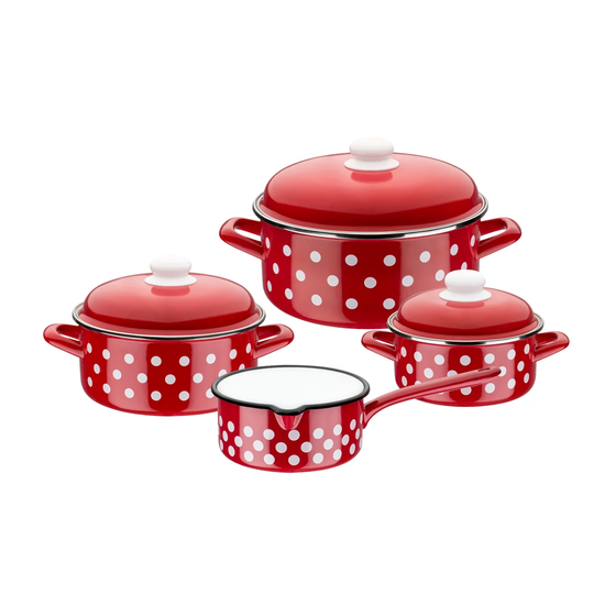 GSW 4 Pieces Carbon Steel Cookware Set
