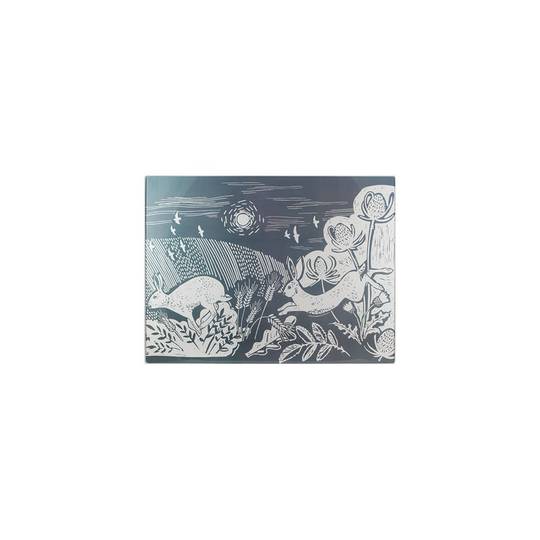 English Tableware Company Artisan Blue Hare Glass Worktop Saver