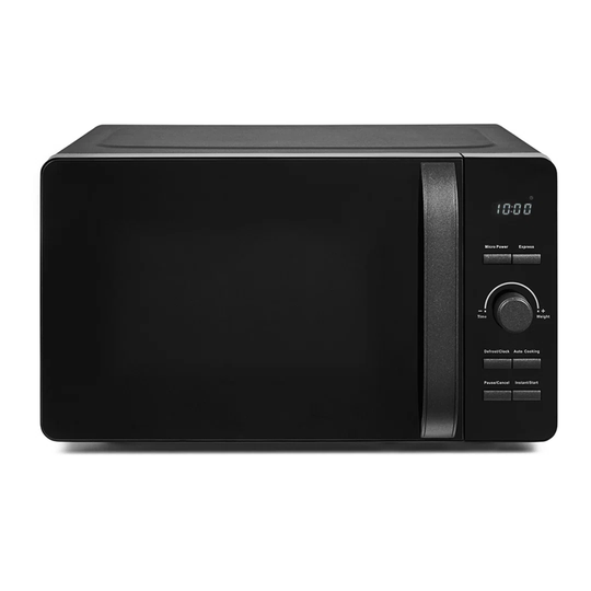 Tower Glitz T24021BS Digital Microwave with 60-Minute Timer, 6 Power Levels and 8 Auto-Cook Options, 20L, 800W, [Energy Class E]