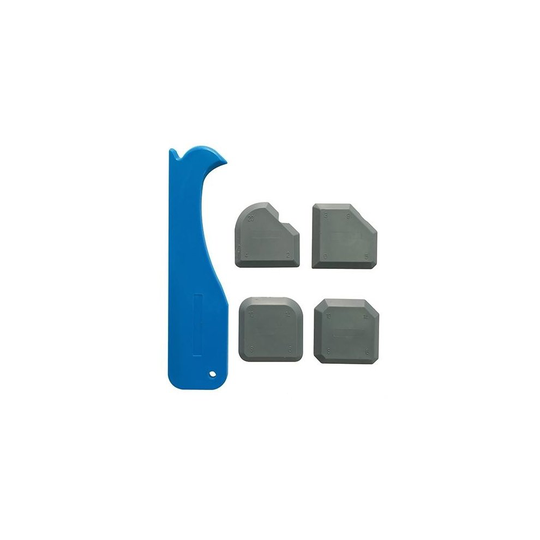 Silverline 343837 Joint Smoothing Kit 5pce5pce - 5pce Spreader Spatula Silicone - joint smoothing kit 5pce silverline 343837 spreader spatula