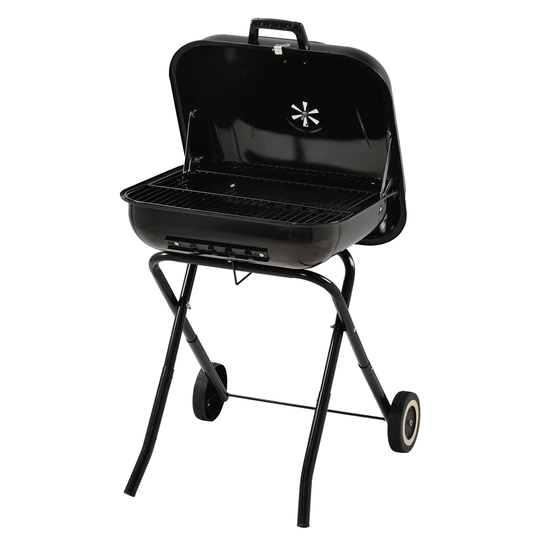 Dakota Fields 55cm Barrel Charcoal BBQ