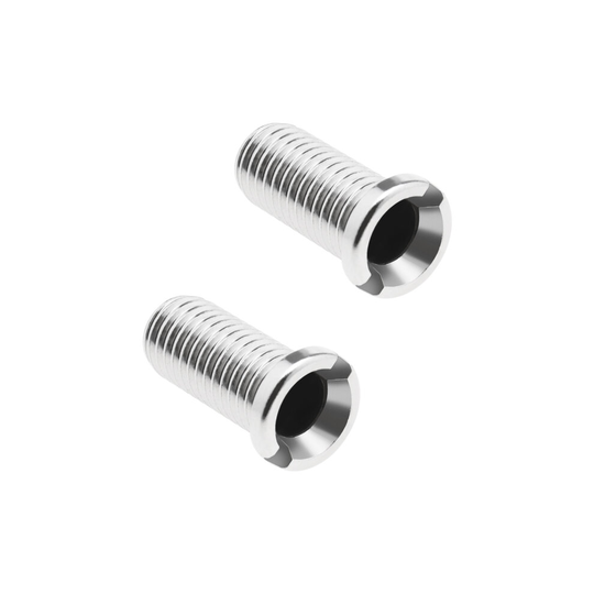 2pcs 304 Stainless Steel Kitchen Sink Basket Strainer Plug Screw 25mm Long