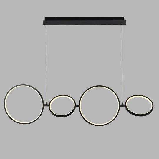 Lexy 4 - Light Kitchen Island Geometric LED Pendant