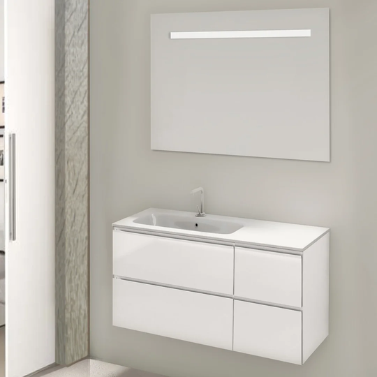 Loire 3-Piece Bathroom Furniture Set with LED Mirror