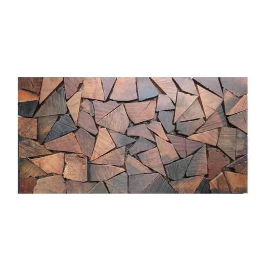 Halwarth 30 cm x 30 cm Wood Look Tile in Brown