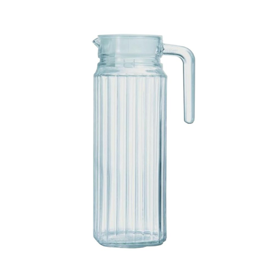 Luminarc Quadro Tall Glass Fridge Jug With Lid