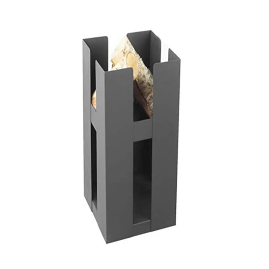 60Cm H X 50Cm W Steel Wood Burning Outdoor Fire Column