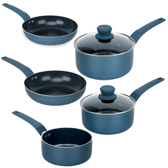 Thorith Diamond 7-Piece Non-Stick Frying Pan Set with Lids