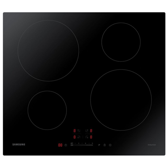 SAMSUNG NZ64H37070K Electric Induction Hob - Black, Black