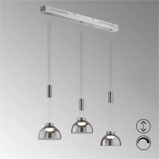 Grian 3 - Light Kitchen Island Linear Pendant