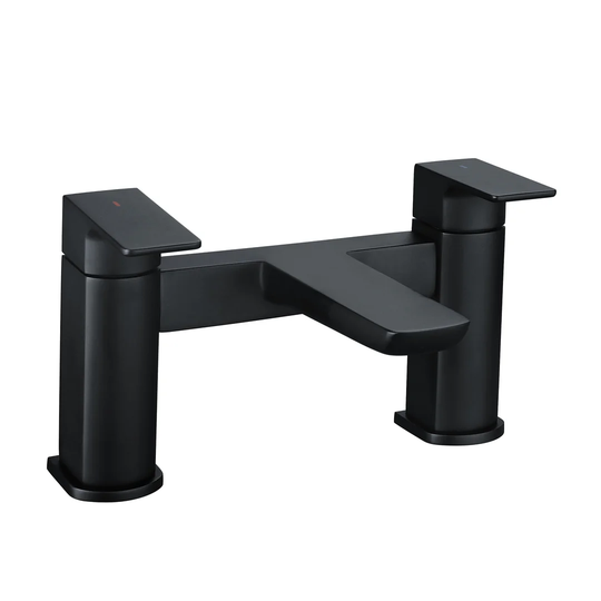 Delaune Contemporary Deck Mounted Bath Shower Mixer