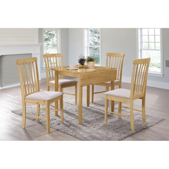 Ankrum Extendable Drop Leaf Solid Oak Dining Table